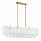 Crystorama ADD-317-AG-WH Aged Brass Addis 14 Light Aged Brass Chandelier Image 4