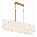 Crystorama ADD-317-AG-WH Aged Brass Addis 14 Light Aged Brass Chandelier Image 3
