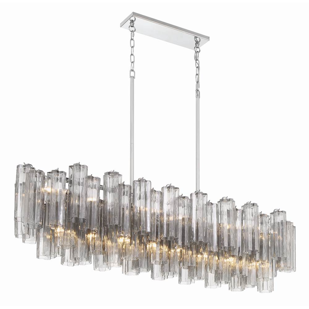 Crystorama ADD-317-CH-SM Polished Chrome Addis 14 Light Polished Chrome Chandelier Image 2