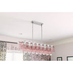 Crystorama ADD-317-CH-SP Polished Chrome Addis 14 Light Polished Chrome Linear Chandelier Image 3