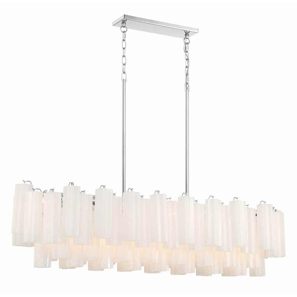 Crystorama Addis 14 Light Aged Brass Chandelier