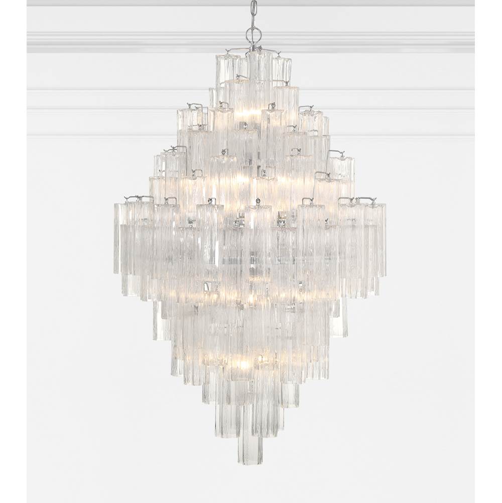 Crystorama ADD-319-CH-CL Polished Chrome Addis 20 Light Polished Chrome Chandelier Image 2