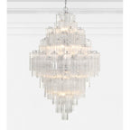 Crystorama ADD-319-CH-CL Polished Chrome Addis 20 Light Polished Chrome Chandelier Image 2