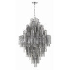 Crystorama Addis 20 Light Aged Brass Chandelier