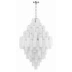 Crystorama Addis 20 Light Aged Brass Chandelier