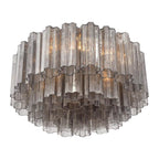 Crystorama ADD-321-AG-SM Aged Brass Addis 7 Light Aged Brass Flush Mount Image 7