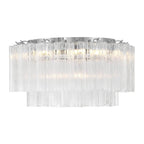 Crystorama ADD-321-CH-CL Polished Chrome Addis 7 Light Polished Chrome Flush Mount Image 5