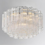 Crystorama ADD-321-CH-CL Polished Chrome Addis 7 Light Polished Chrome Flush Mount Image 2