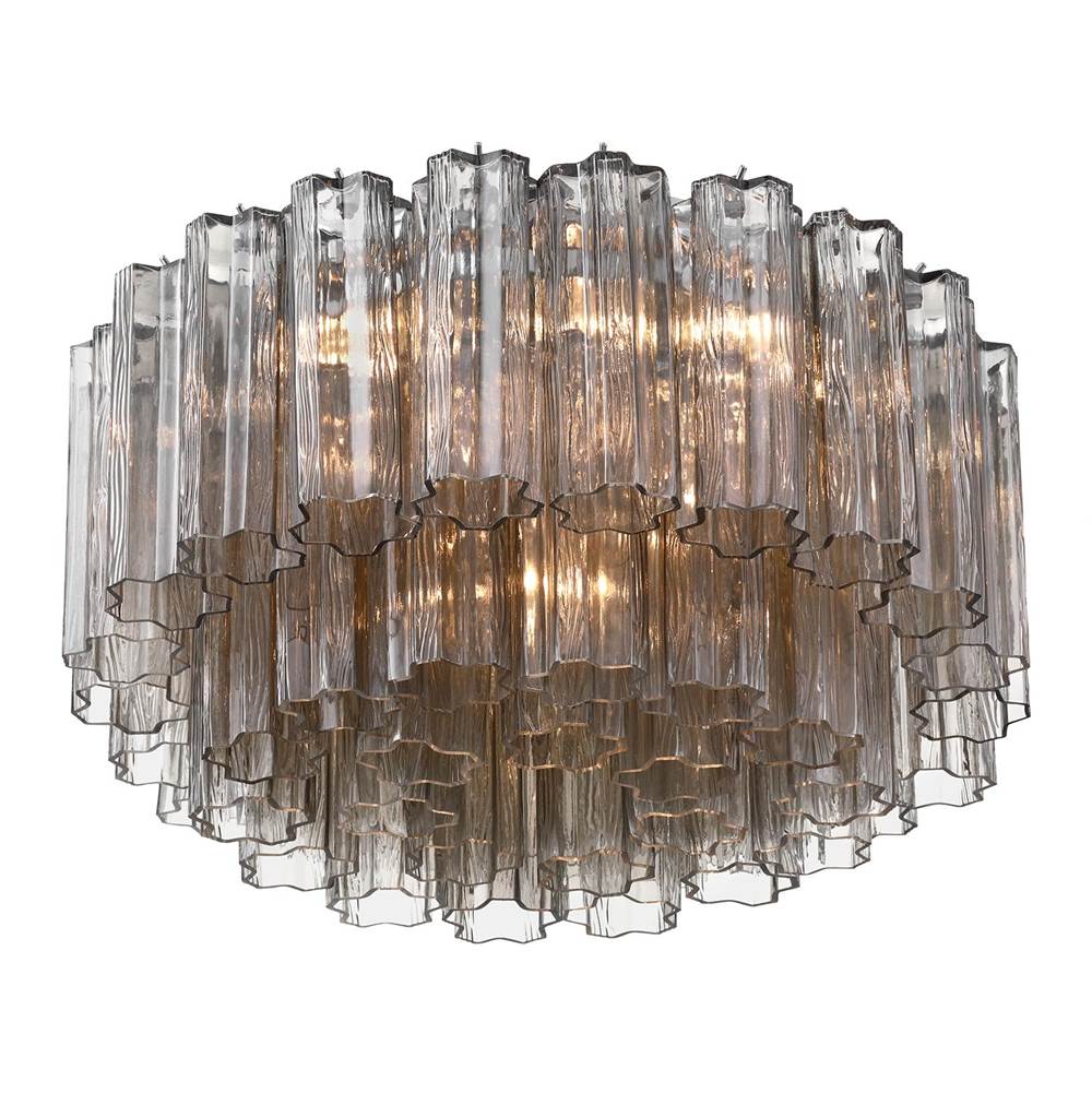 Crystorama ADD-321-CH-SM Polished Chrome Addis 7 Light Polished Chrome Flush Mount Image 4