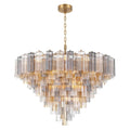 Crystorama ADD-327-AG-AU Aged Brass Addis 49'' Aged Brass Chandelier Image 1
