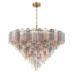 Crystorama Addis 49'' Aged Brass Chandelier