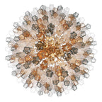 Crystorama ADD-327-AG-AU Aged Brass Addis 49'' Aged Brass Chandelier Image 5