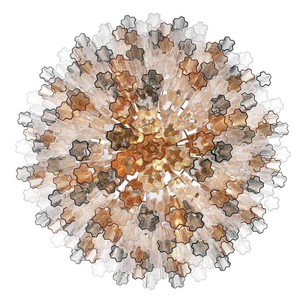 Crystorama ADD-327-AG-AU Aged Brass Addis 49'' Aged Brass Chandelier Image 5