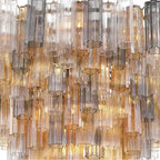Crystorama ADD-327-AG-AU Aged Brass Addis 49'' Aged Brass Chandelier Image 4