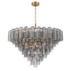 Crystorama ADD-327-AG-SM Aged Brass Addis 49'' Aged Brass Chandelier Image 1