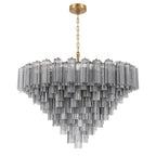 Crystorama Addis 49'' Aged Brass Chandelier