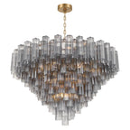 Crystorama ADD-327-AG-SM Aged Brass Addis 49'' Aged Brass Chandelier Image 6