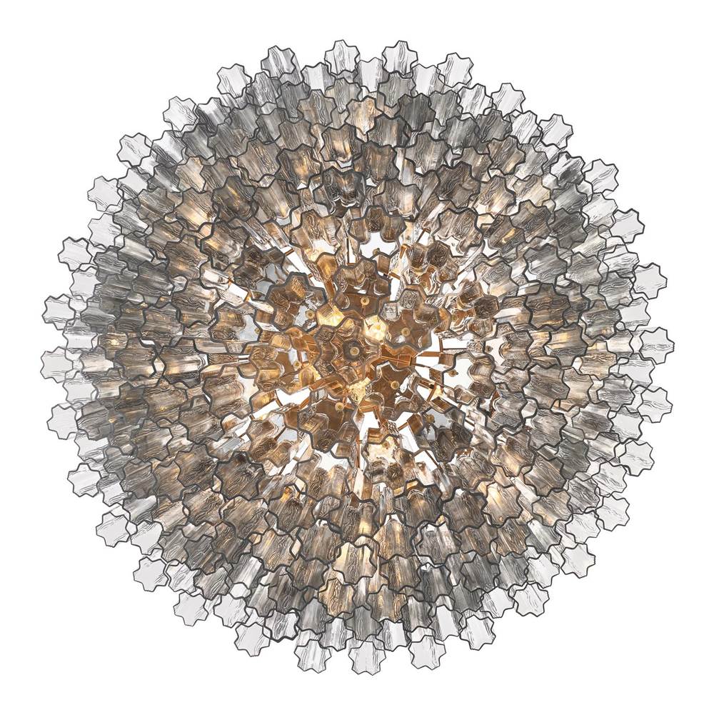 Crystorama ADD-327-AG-SM Aged Brass Addis 49'' Aged Brass Chandelier Image 5