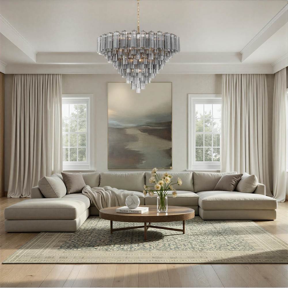 Crystorama ADD-327-AG-SM Aged Brass Addis 49'' Aged Brass Chandelier Image 3