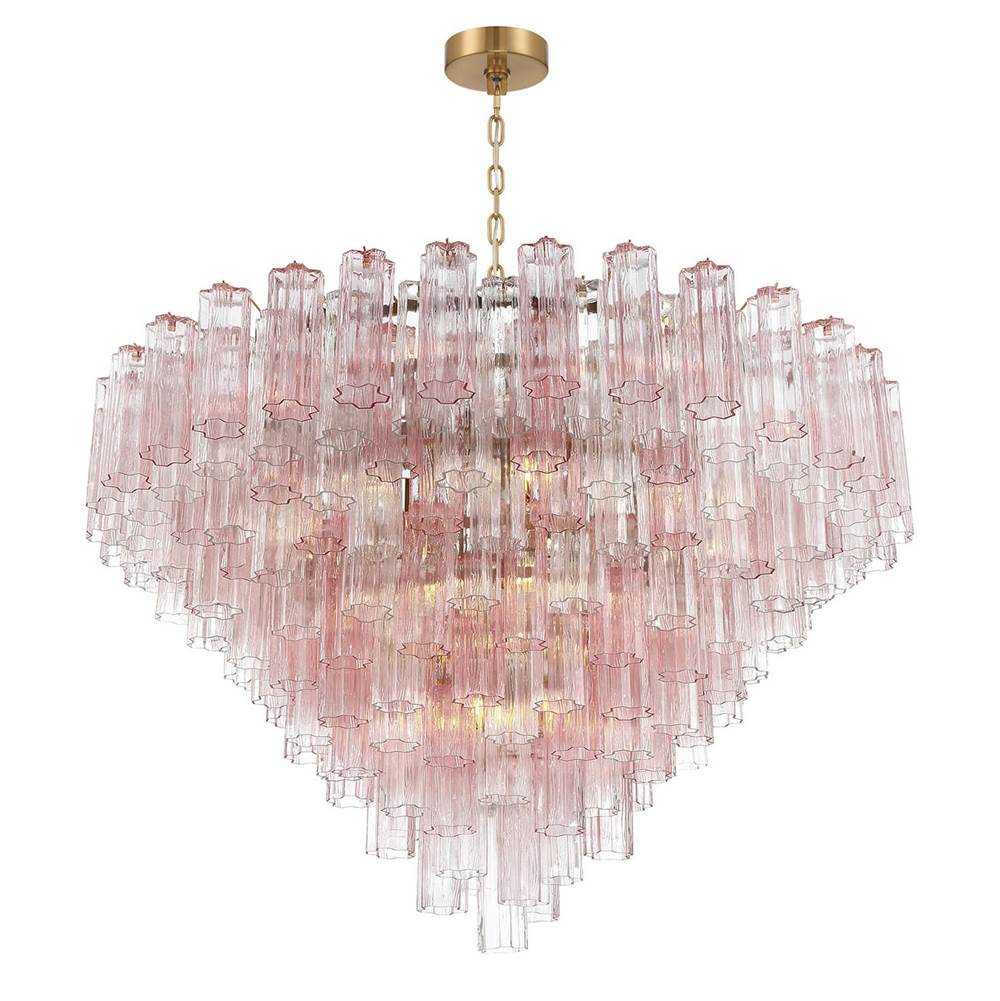 Crystorama ADD-327-AG-SP Aged Brass Addis 49'' Aged Brass Chandelier Image 5