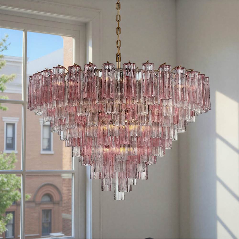 Crystorama ADD-327-AG-SP Aged Brass Addis 49'' Aged Brass Chandelier Image 3