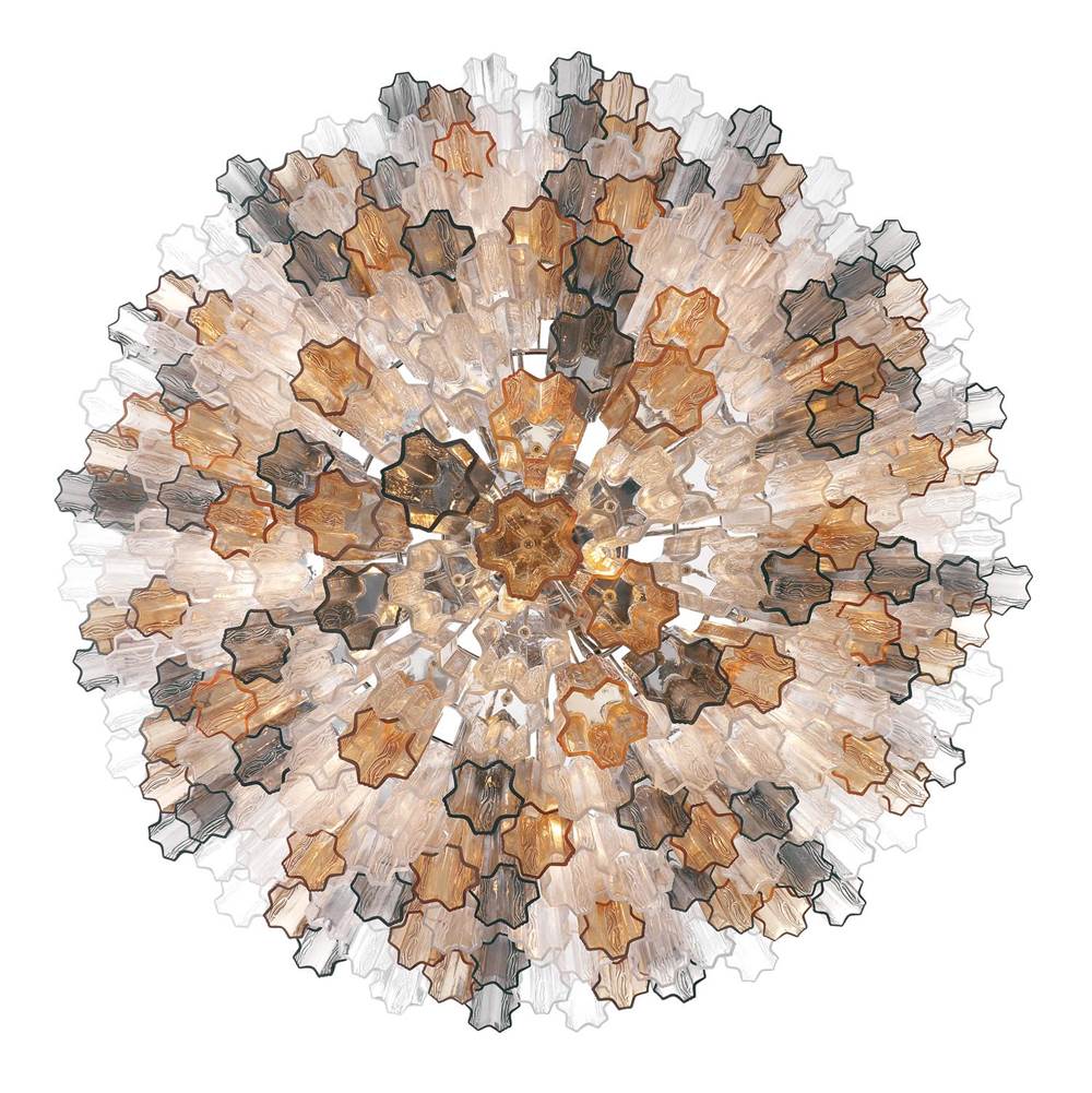 Crystorama ADD-327-CH-AU Polished Chrome Addis 49'' Polished Chrome Chandelier Image 5