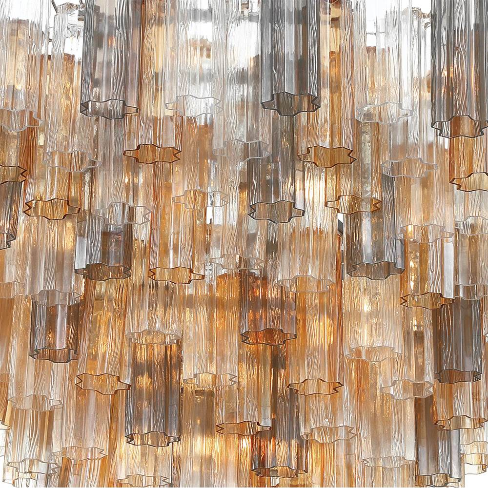 Crystorama ADD-327-CH-AU Polished Chrome Addis 49'' Polished Chrome Chandelier Image 4