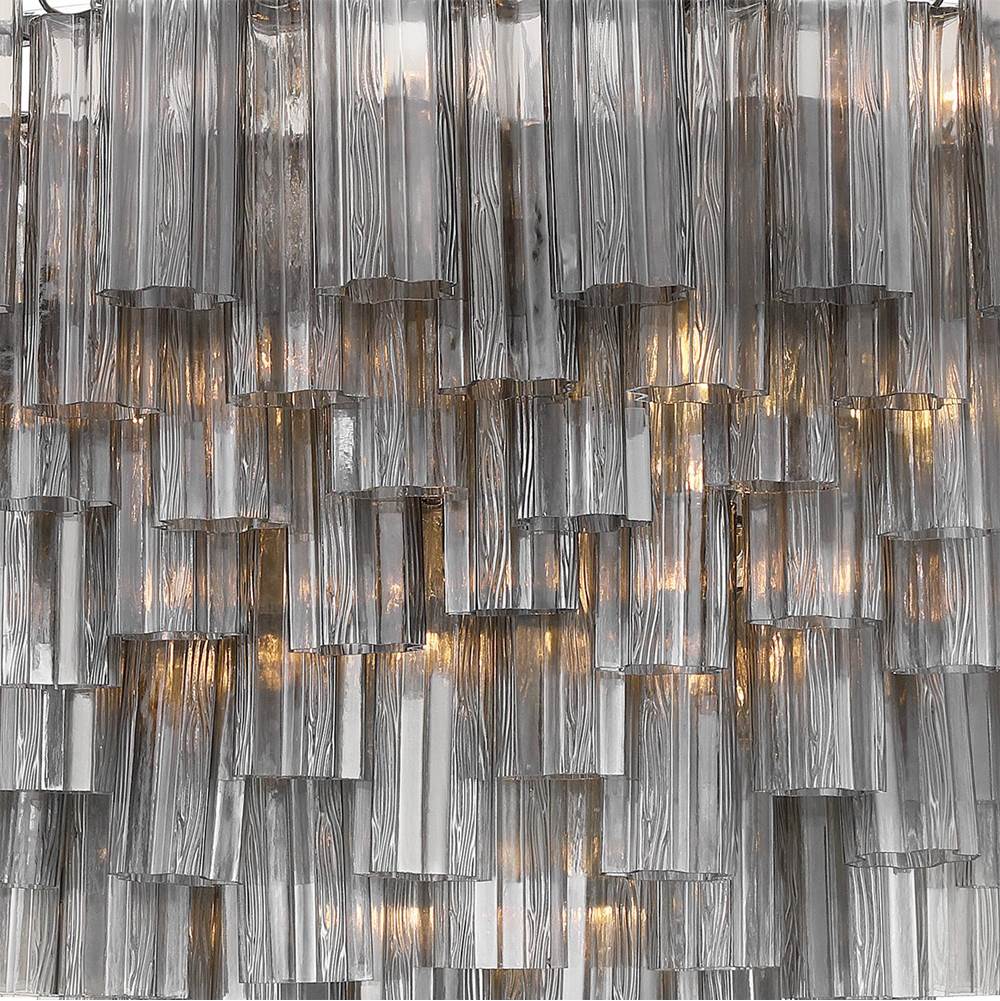 Crystorama ADD-327-CH-SM Polished Chrome Addis 49'' Polished Chrome Chandelier Image 4