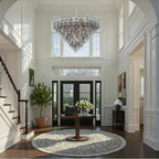 Crystorama ADD-327-CH-SM Polished Chrome Addis 49'' Polished Chrome Chandelier Image 3