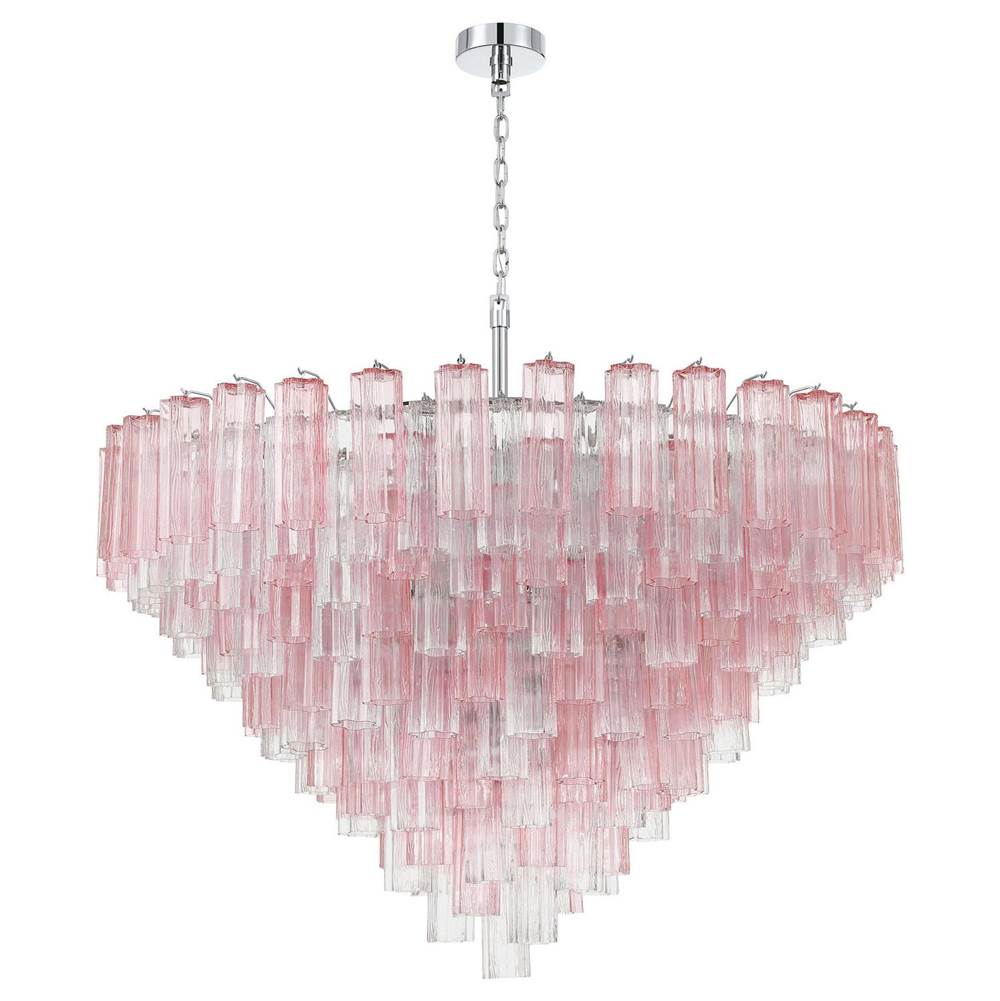 Crystorama Addis 49'' Aged Brass Chandelier