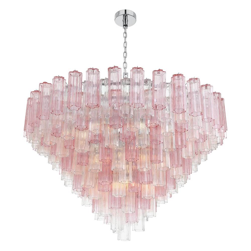 Crystorama ADD-327-CH-SP Polished Chrome Addis 49'' Polished Chrome Chandelier Image 5