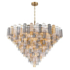 Crystorama ADD-329-AG-AU Aged Brass Addis 62'' Aged Brass Chandelier Image 1