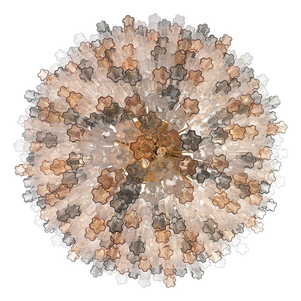 Crystorama ADD-329-AG-AU Aged Brass Addis 62'' Aged Brass Chandelier Image 4