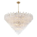 Crystorama ADD-329-AG-CL Aged Brass Addis 62'' Aged Brass Chandelier Image 1