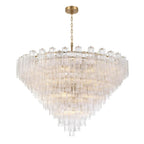 Crystorama ADD-329-AG-CL Aged Brass Addis 62'' Aged Brass Chandelier Image 1