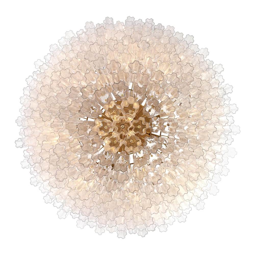 Crystorama ADD-329-AG-CL Aged Brass Addis 62'' Aged Brass Chandelier Image 4