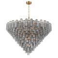 Crystorama ADD-329-AG-SM Aged Brass Addis 62'' Aged Brass Chandelier Image 1