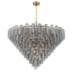 Crystorama ADD-329-AG-SM Aged Brass Addis 62'' Aged Brass Chandelier Image 1