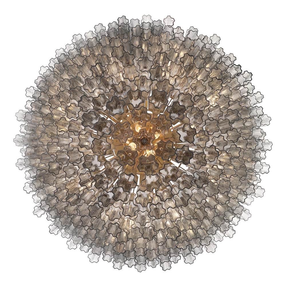 Crystorama ADD-329-AG-SM Aged Brass Addis 62'' Aged Brass Chandelier Image 4