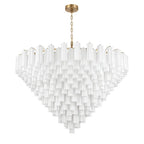 Crystorama Addis 62'' Aged Brass Chandelier
