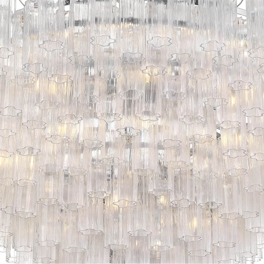 Crystorama ADD-329-CH-CL Polished Chrome Addis 62'' Polished Chrome Chandelier Image 3