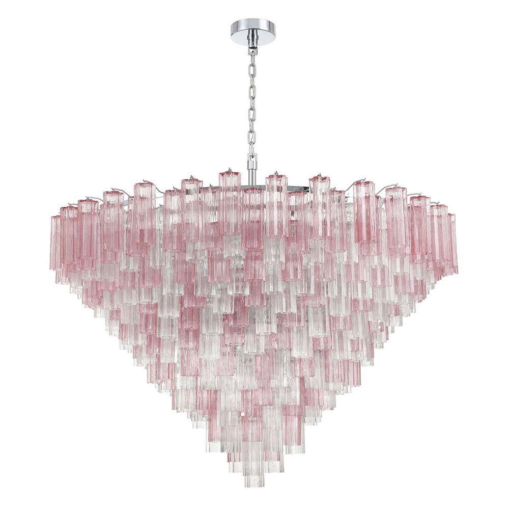 Crystorama Addis 62'' Aged Brass Chandelier