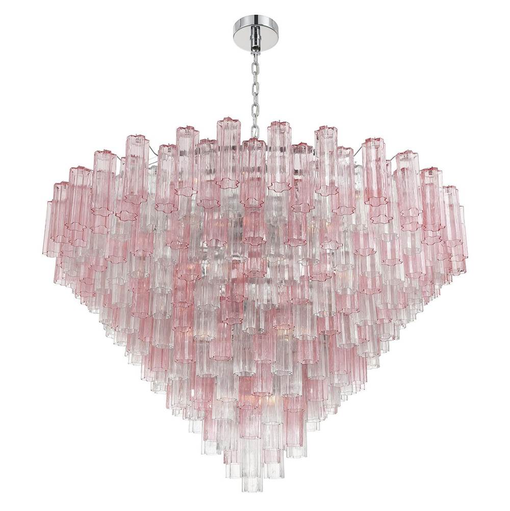 Crystorama ADD-329-CH-SP Polished Chrome Addis 62'' Polished Chrome Chandelier Image 4