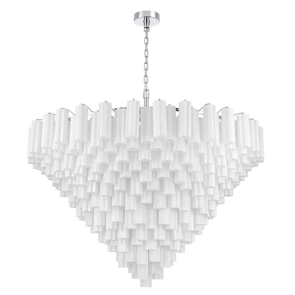 Crystorama Addis 62'' Aged Brass Chandelier