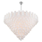 Crystorama ADD-329-CH-WH Polished Chrome Addis 62'' Polished Chrome Chandelier Image 5