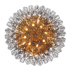 Crystorama ADD-331-AG-SM Aged Brass Addis 16 Light Aged Brass Flush Mount Image 8