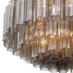 Crystorama ADD-331-AG-SM Aged Brass Addis 16 Light Aged Brass Flush Mount Image 5