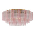 Crystorama ADD-331-AG-SP Aged Brass Addis 16 Light Aged Brass Flush Mount Image 1