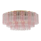 Crystorama ADD-331-AG-SP Aged Brass Addis 16 Light Aged Brass Flush Mount Image 1