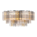 Crystorama ADD-331-CH-AU Polished Chrome Addis 16 Light Polished Chrome Flush Mount Image 5